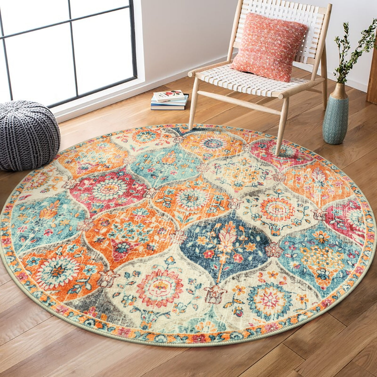 CLEANING RUG Moroccan Trellis Cream/Multi Carpets
